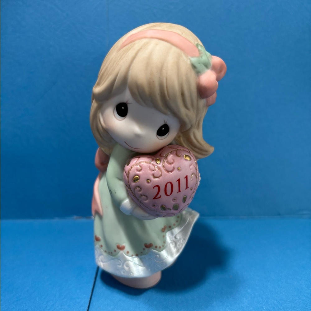 Precious Moments Cute Figurine with Heart